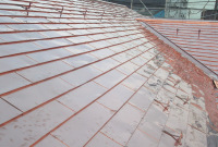 銅板の屋根